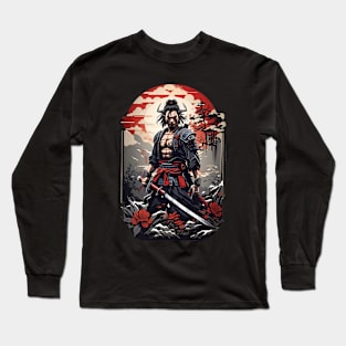 samurai warrior Long Sleeve T-Shirt